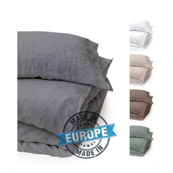 Leinenbettwäsche Premium Stone-Washed